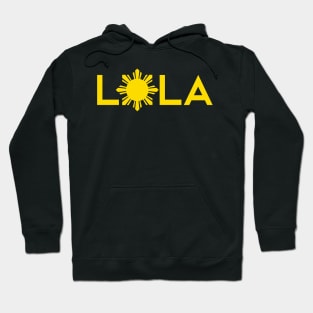 Lola - Grandmother - Filipino Flag Sun Hoodie